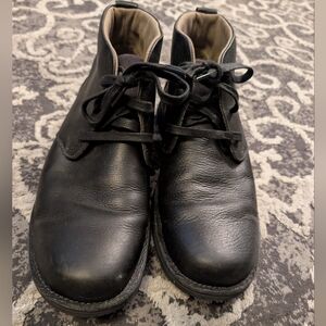 Clarks Men's Black Leather Boots Size 12